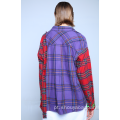 CAMISA VERDE FLANEL CONTRASTANTE